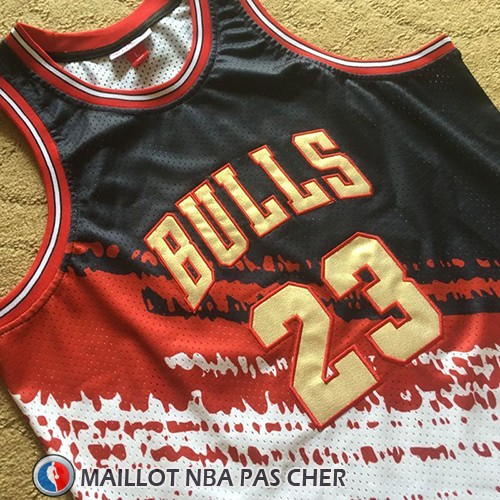 Maillot Chicago Bulls Michael Jordan Mitchell & Ness Noir